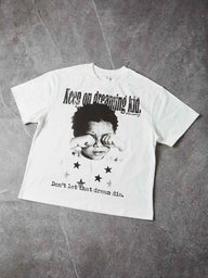 T-SHIRT NOISSEY WHITE ART DREAMING KID
