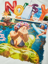 T-SHIRT NOISSEY OVERSIZE BIANCA ART POOL SIDE MANIA