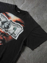 T-SHIRT NOISSEY  BLACK  BOXYFIT OVERSIZE TAGLIO VIVO ART MONEY & GOLD
