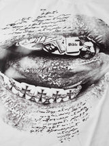 T-SHIRT NOISSEY WHITE BOXYFIT OVERSIZE ART BIBLE LIP
