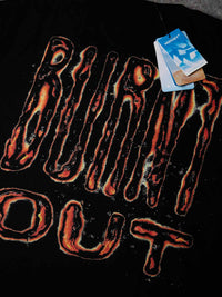 T-SHIRT NOISSEY  BLACK  BOXYFIT OVERSIZE ART BURNT OUT