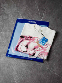 T-SHIRT NOISSEY OVERSIZE BIANCA ART METTALIC SPRAY
