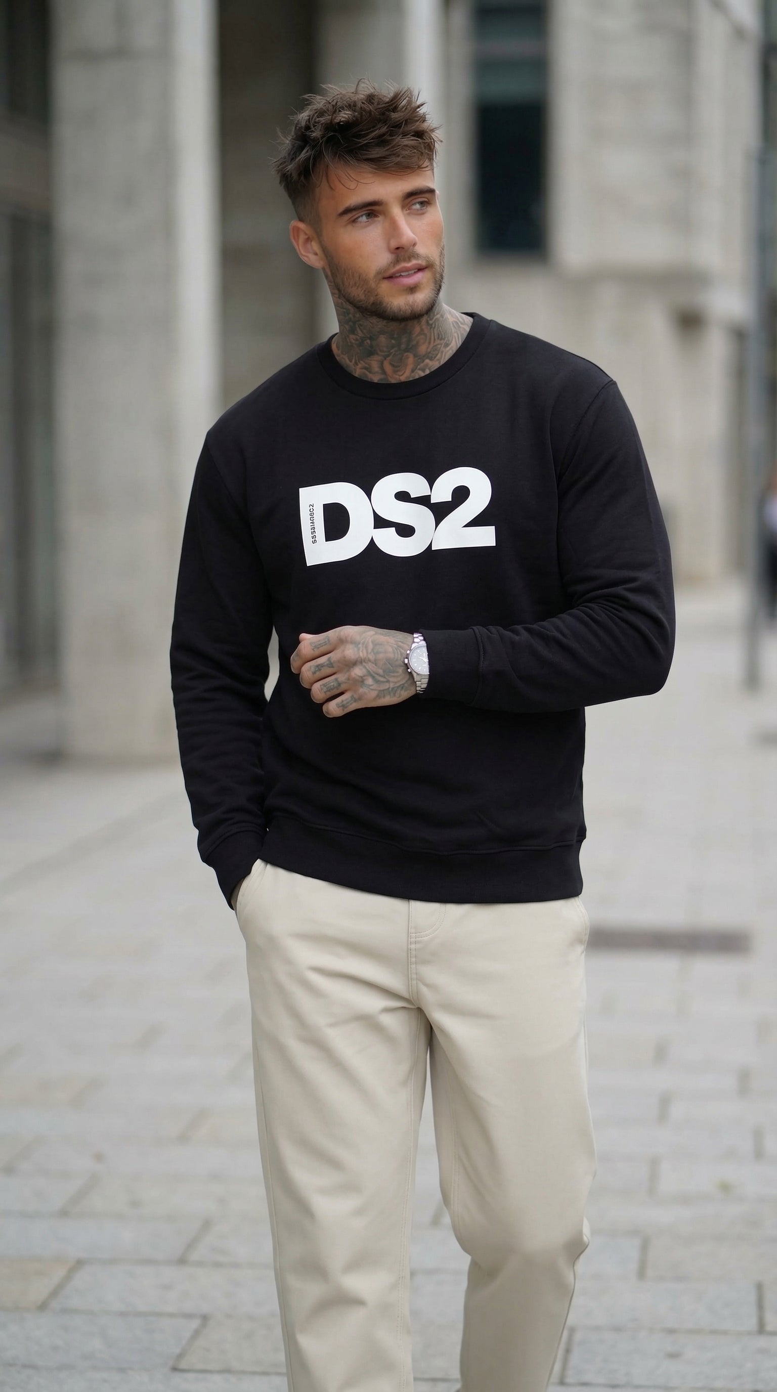 FELPA GIROCOLLO PIU' COLORI   CON LOGO  - DS2 - ART. SS26276