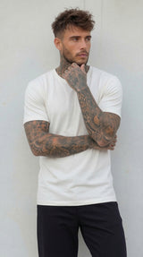 T-SHIRT GIROCOLLO - NEW JOB BRAND - ART. TS258 - COL. BIANCO