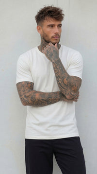 T-SHIRT GIROCOLLO - NEW JOB BRAND - ART. TS258 - COL. BIANCO