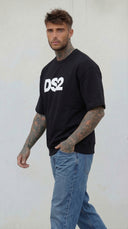 T-SHIRT FELPA CON LOGO BIG -  NERO  - DS2 - ART. SS26280