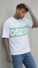 T-SHIRT CON INSERTO LOGATO  - PIU' COLORI  -DS2 - ART. SS26214
