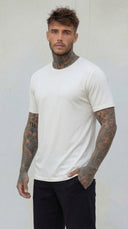T-SHIRT GIROCOLLO - NEW JOB BRAND - ART. TS258 - COL. BIANCO