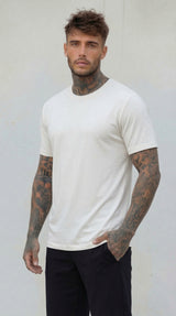 T-SHIRT GIROCOLLO - NEW JOB BRAND - ART. TS258 - COL. BIANCO