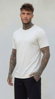 T-SHIRT GIROCOLLO - NEW JOB BRAND - ART. TS258 - COL. BIANCO