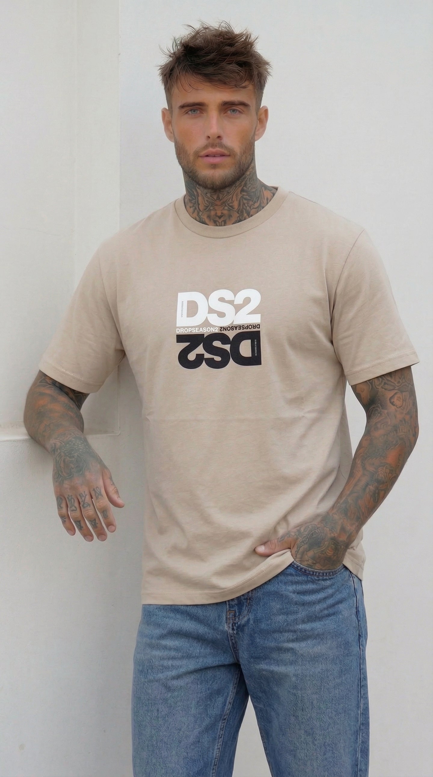 T-SHIRT LOGO CAPOVOLTO PIU' COLORI - DS2 - ART. SS26251