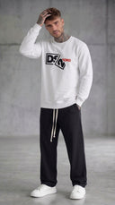 FELPA GIROCOLLO CON LOGO IN RILIEVO - DS2 - ART. SS26238