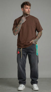 T-SHIRT FELPA DESTROY RELAXED  PIU' COLORI  - BERNA - ART. 261245