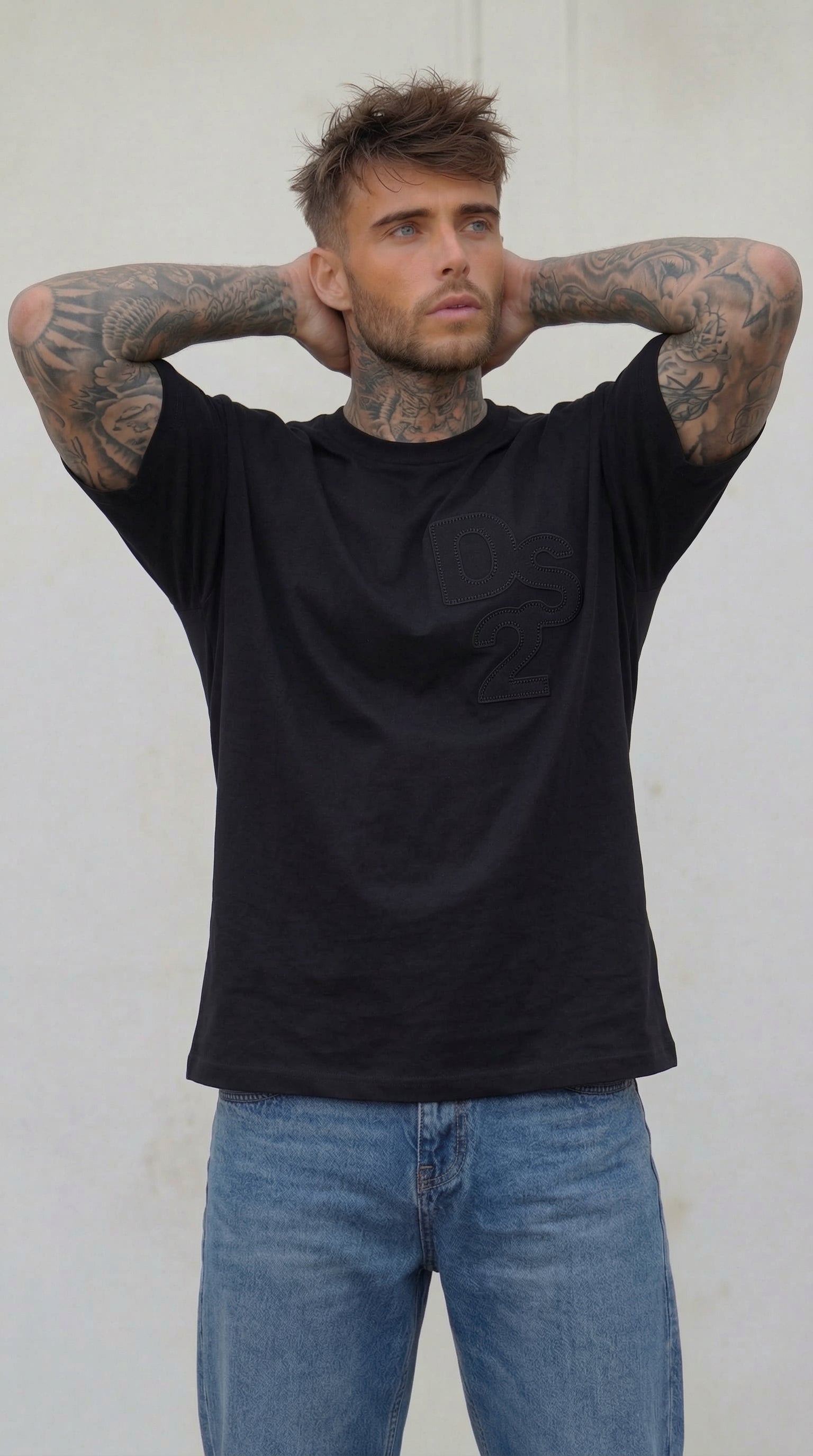 T-SHIRT STAMPA IN STOFFA  PIU' COLORI  -DS2 - ART. SS26229