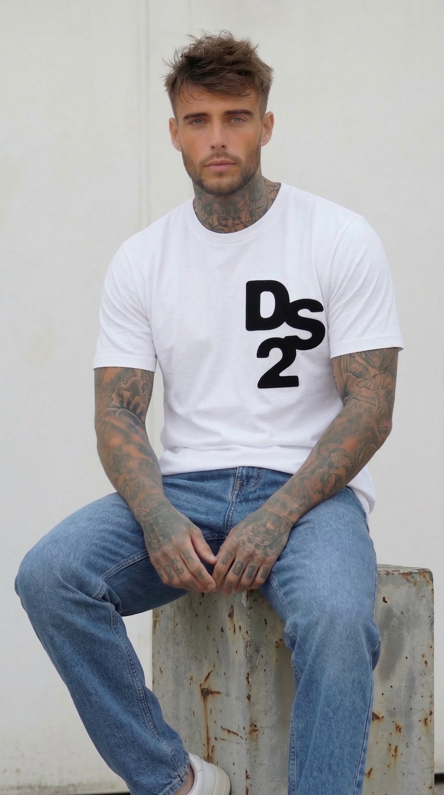 T-SHIRT STAMPA IN STOFFA  PIU' COLORI  -DS2 - ART. SS26229