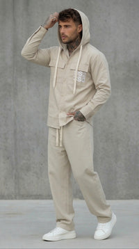 COMPLETO SELEZIONA CAMICIA + PANTALACCIO  BEIGE  - DS2 - ART. SS2624