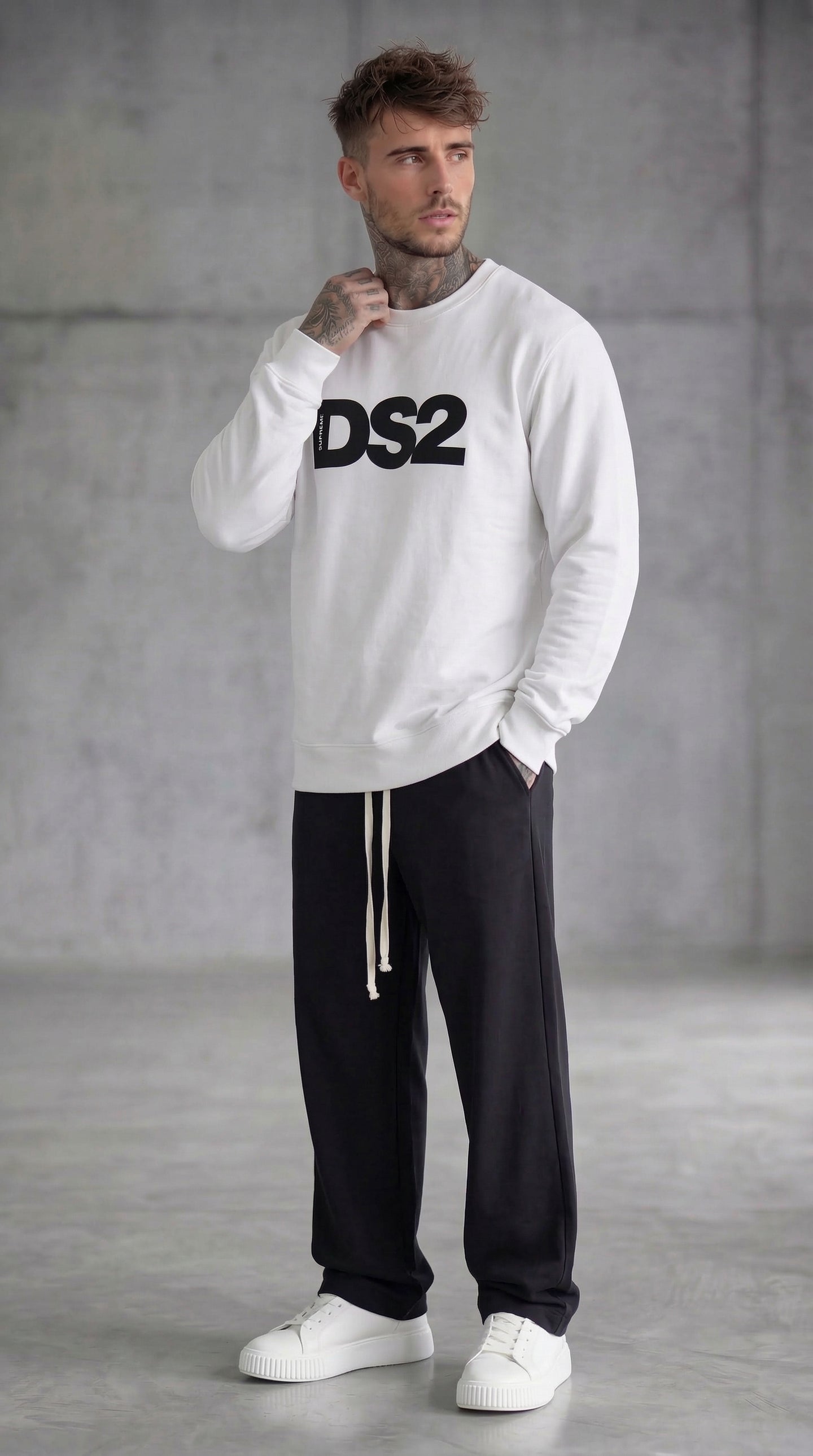 FELPA GIROCOLLO PIU' COLORI   CON LOGO  - DS2 - ART. SS26276