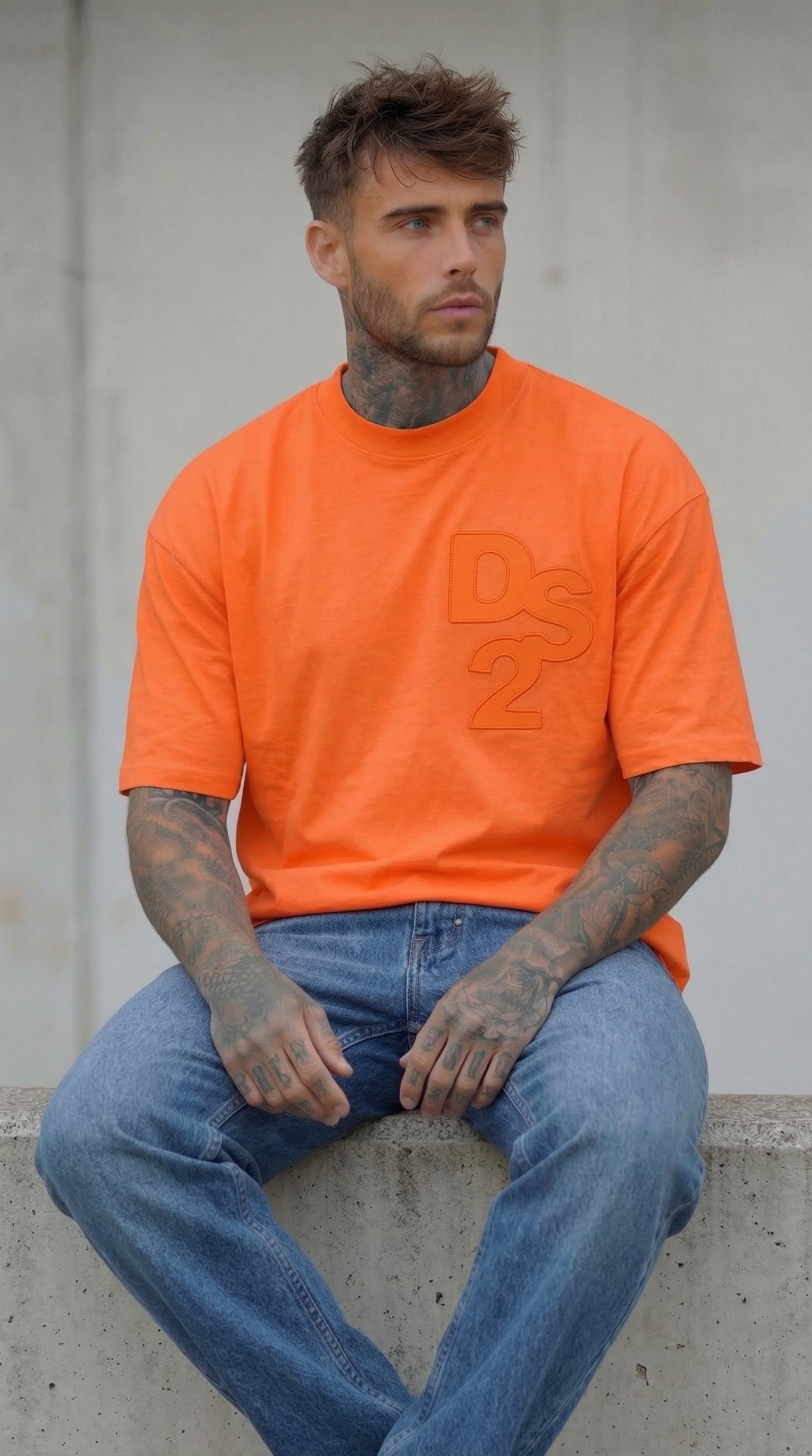 T-SHIRT STAMPA IN STOFFA  PIU' COLORI  -DS2 - ART. SS26229