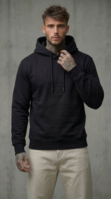 FELPA NERO CON CAPPUCCIO HOODIE - DS2 - ART. SS26231