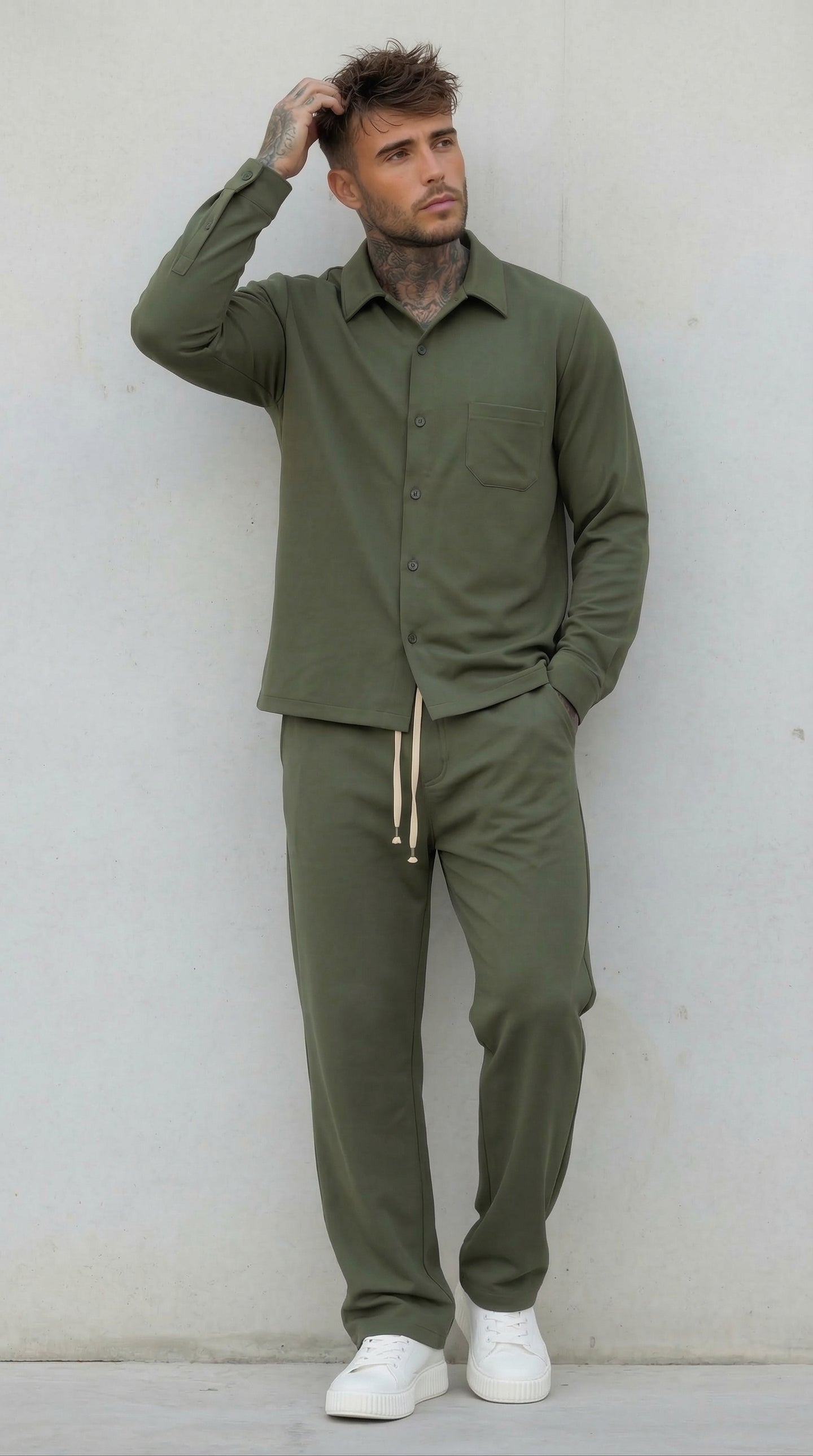 COMPLETO CAMICIONE + PANTALACCIO - HAMEN - ART. MARCUS OUTFIT