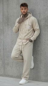 COMPLETO SELEZIONA CAMICIA + PANTALACCIO  BEIGE  - DS2 - ART. SS2624
