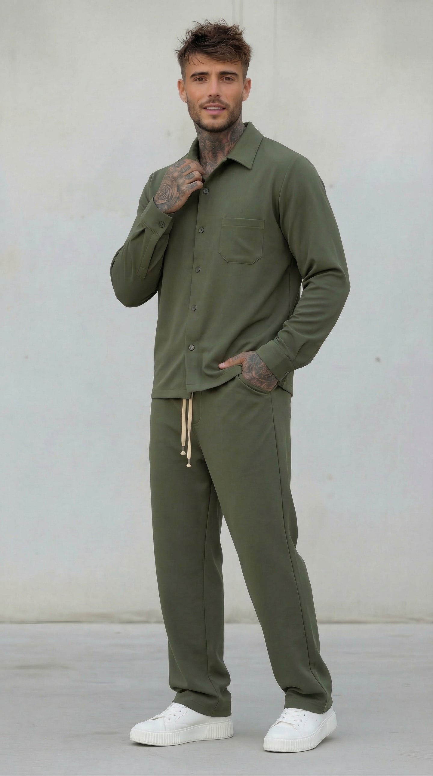 COMPLETO CAMICIONE + PANTALACCIO - HAMEN - ART. MARCUS OUTFIT