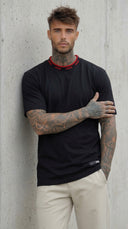T-SHIRT COLLO IN MAGLIA CON LOGO - PIU' COLORI  -DS2 - ART. SS26300