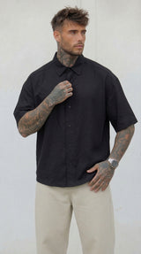 CAMICIA MEZZA MANICA OLIVA - BERNA - ART. 261224