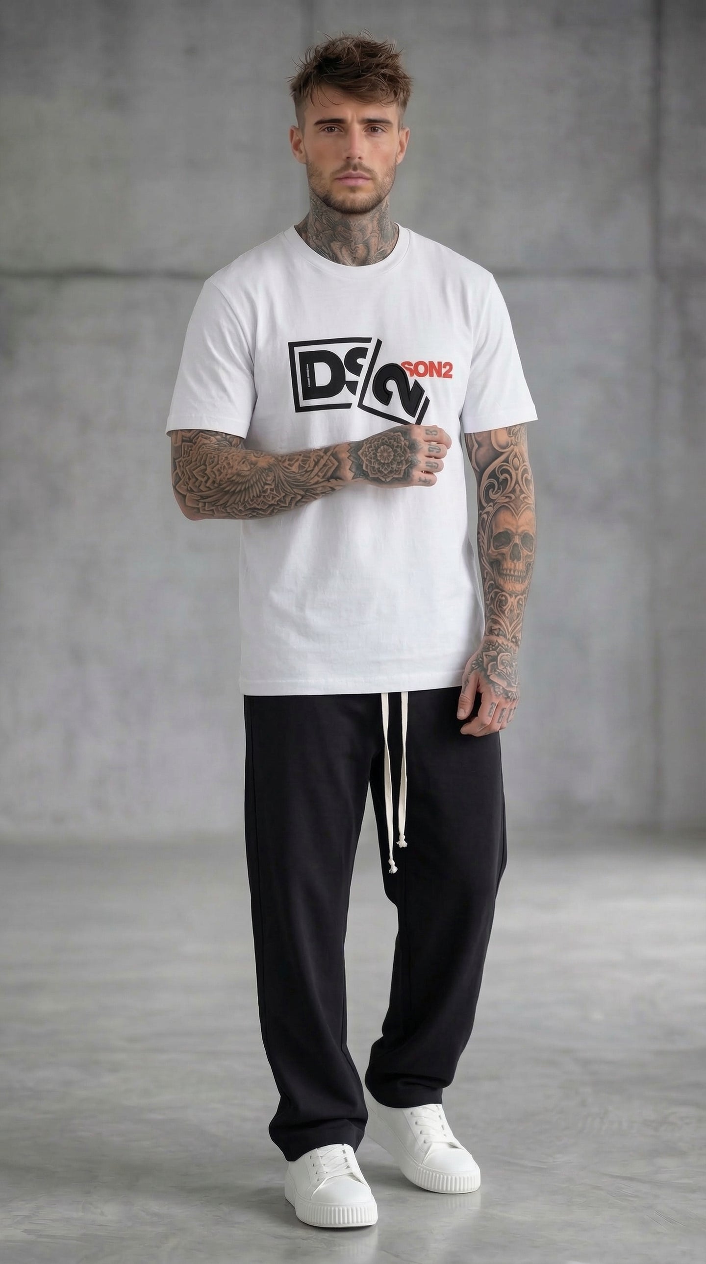 T-SHIRT STAMPA IN RILIEVO  PIU' COLORI  -DS2 - ART. SS26239