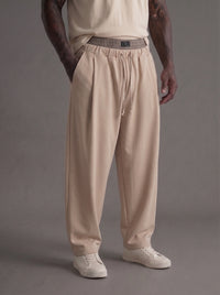 PANTALONE IMPERIAL BAGGY CON VITA ELASTICIZZATA PE8JMAY