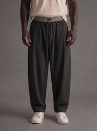 PANTALONE IMPERIAL BAGGY CON VITA ELASTICIZZATA PE8JMAY