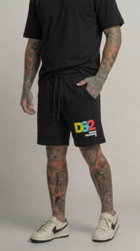 BERMUDA NERO LOGO COLORATO - DS2 - ART. SS26287