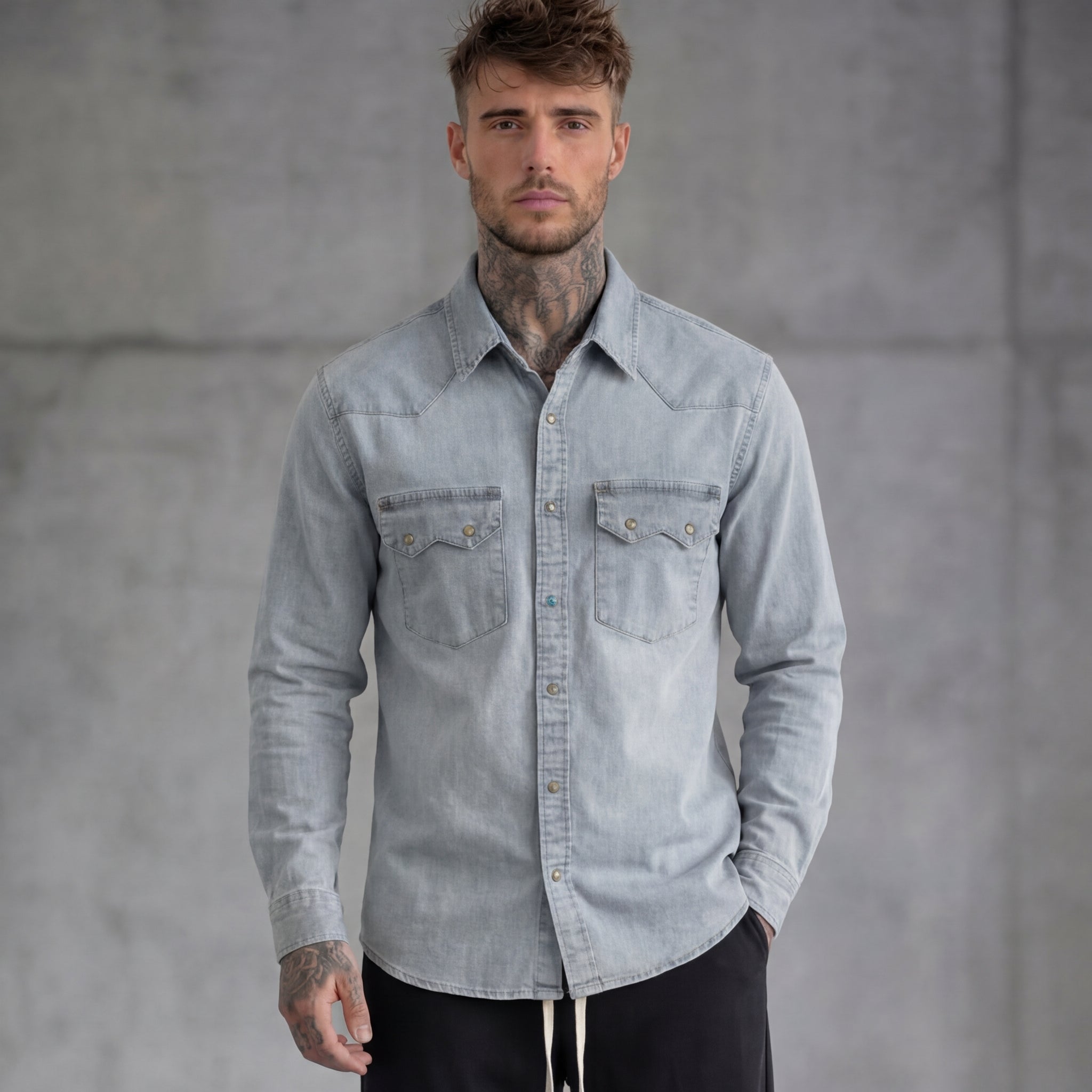 CAMICIA DENIM   - BERNA - ART. 261260-30