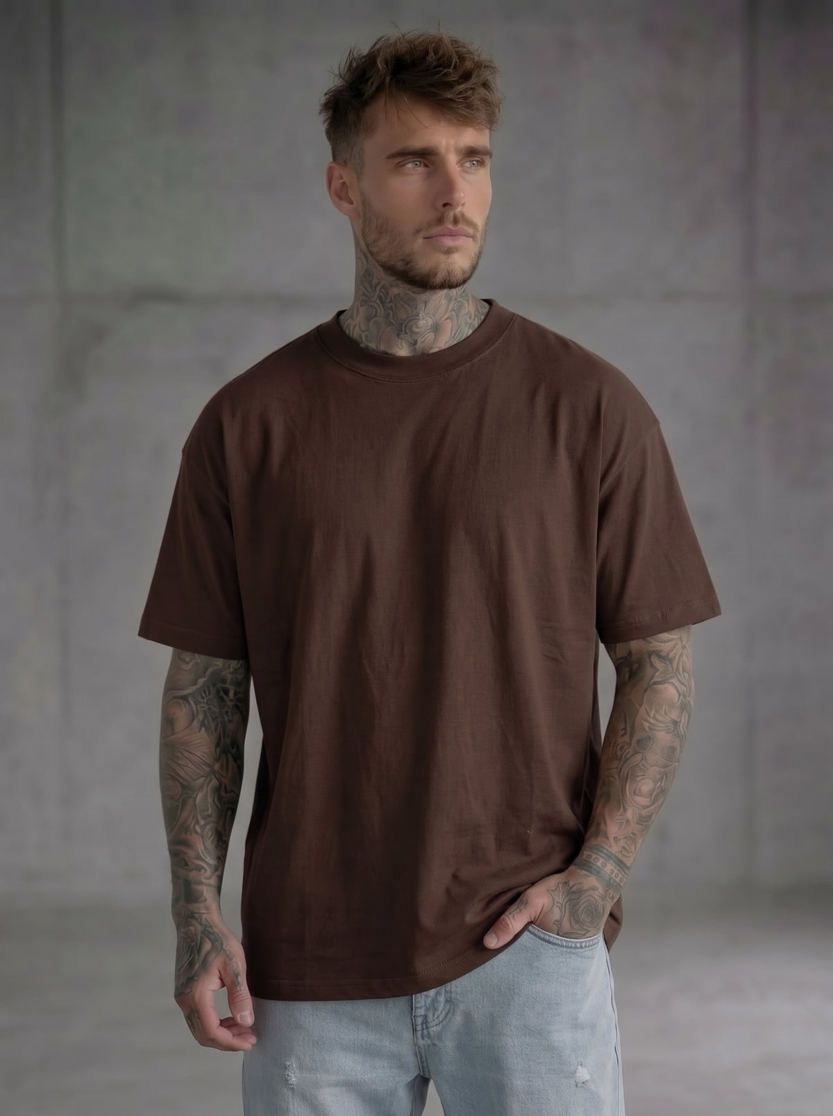 T-SHIRT NEW JOB BRAND OVER BASICA BIANCA E NERA ART  LU2959 2335
