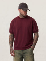 T-SHIRT NEW JOB BRAND BASICA CON POLSINO SULLA MANICA ART T692
