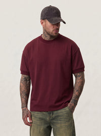 T-SHIRT NEW JOB BRAND BASICA CON POLSINO SULLA MANICA ART T692