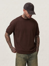 T-SHIRT NEW JOB BRAND BASICA CON POLSINO SULLA MANICA ART T692
