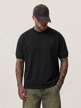 T-SHIRT NEW JOB BRAND BASICA CON POLSINO SULLA MANICA ART T692