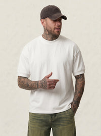 T-SHIRT NEW JOB BRAND BASICA CON POLSINO SULLA MANICA ART T692
