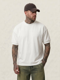 T-SHIRT NEW JOB BRAND BASICA CON POLSINO SULLA MANICA ART T692