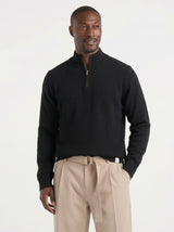 MAGLIONCINO BL11 MEZZA ZIP MISTO LANA ART RITZIP