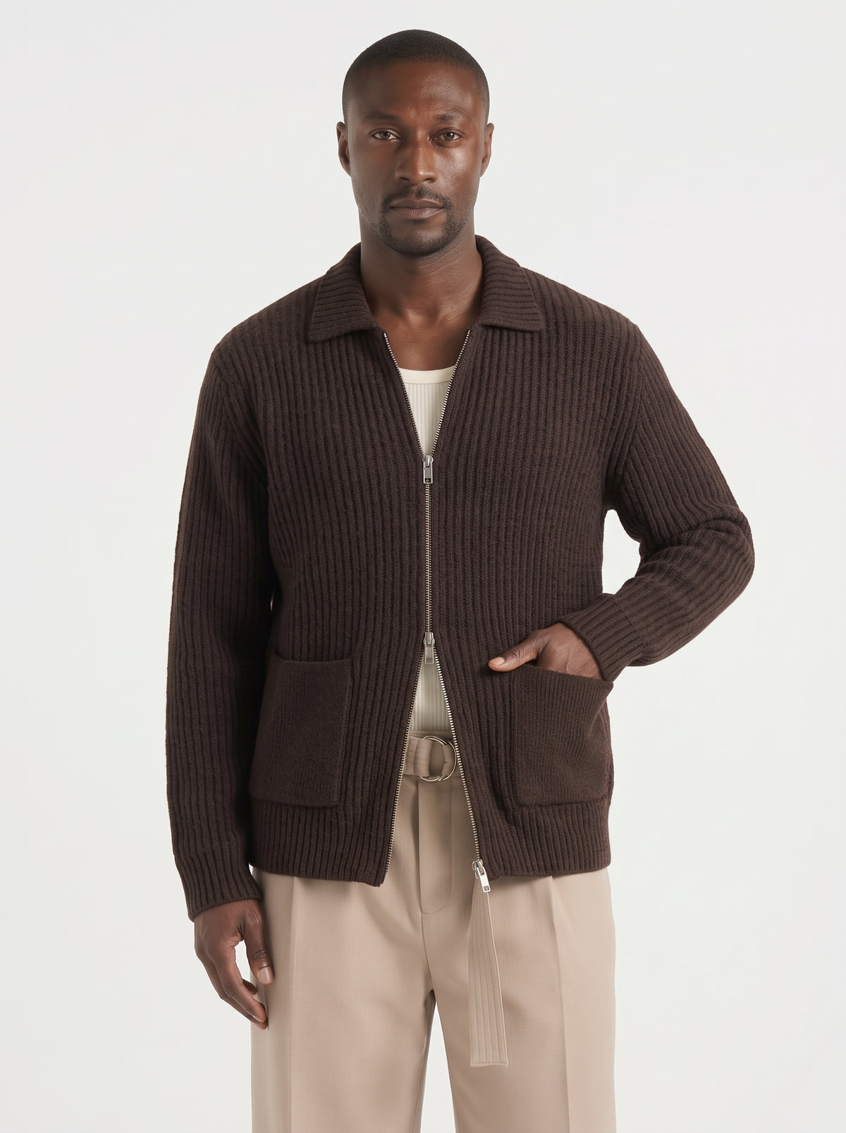CARDIGAN ONLY&SONS IN MAGLIA CON ZIP ONSFRAME ART 22039392