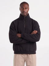 FELPA BL11 CON MEZZA ZIP ART BL26010001