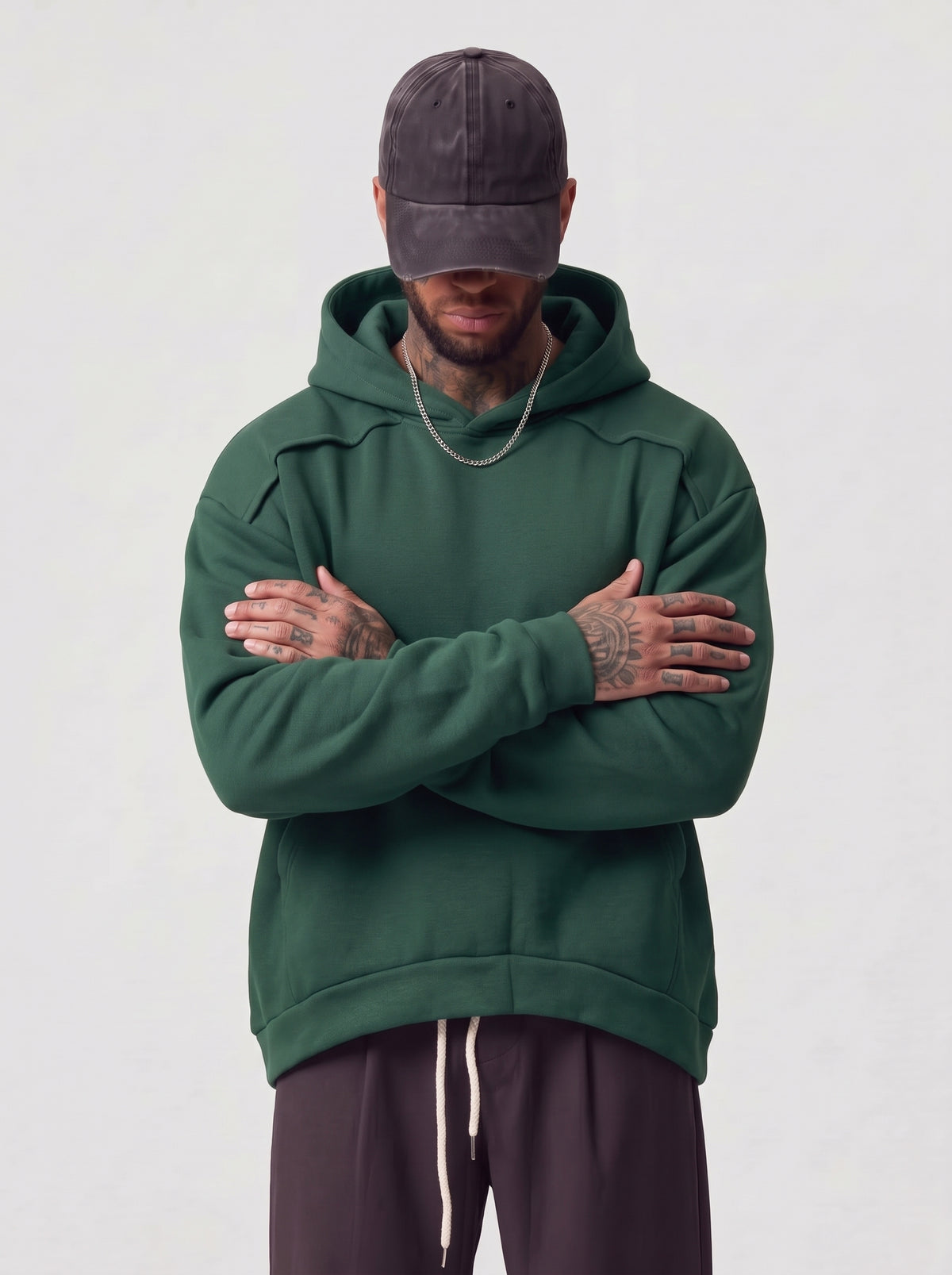 FELPA NEW JOB BRAND OVER CON CAPPUCCIO ART GABER WEST