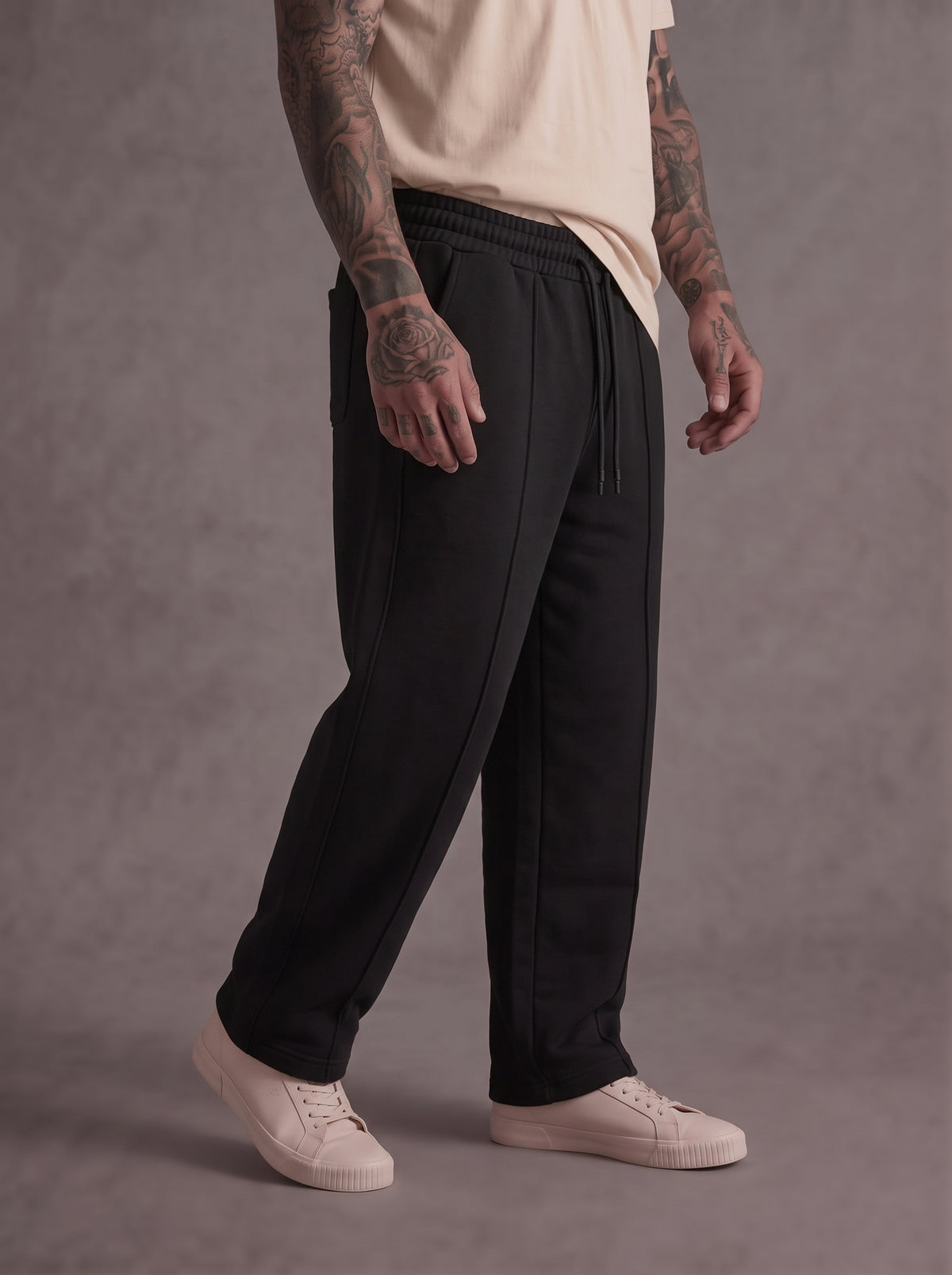 PANTALONE DI TUTA BL11 PALAZZO NERO ART BL26020001