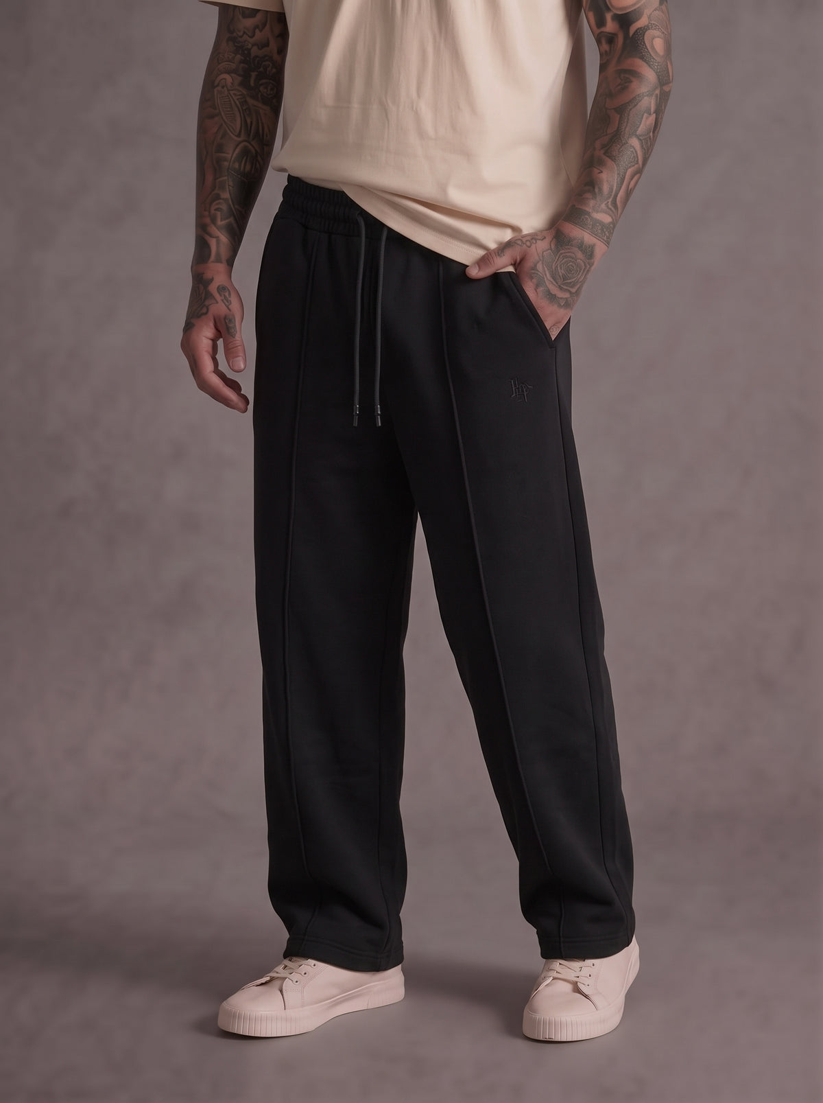 PANTALONE DI TUTA BL11 PALAZZO NERO ART BL26020001