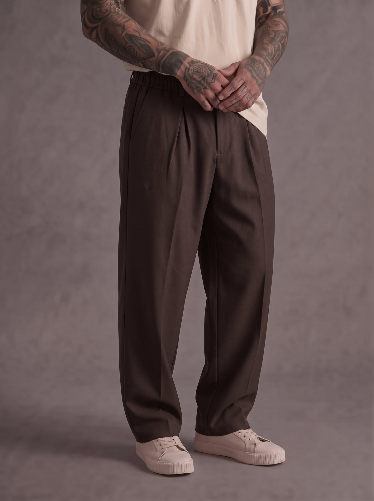 PANTALONE NEW JOB BRAND CON ELASTICO IN VITA - NEW JOB BRAND - ART. COSTA