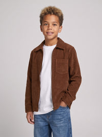 GIUBBINO CAMICIA JACK & JONES  VELLUTO ART 12307823