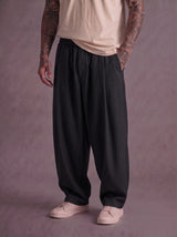 PANTALONE IMPERIAL BAGGY FIT CON VITA ELASTICIZZATA E PINCE ART PE6Y MBV