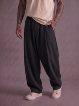 PANTALONE IMPERIAL BAGGY FIT CON VITA ELASTICIZZATA E PINCE ART PE6Y MBV